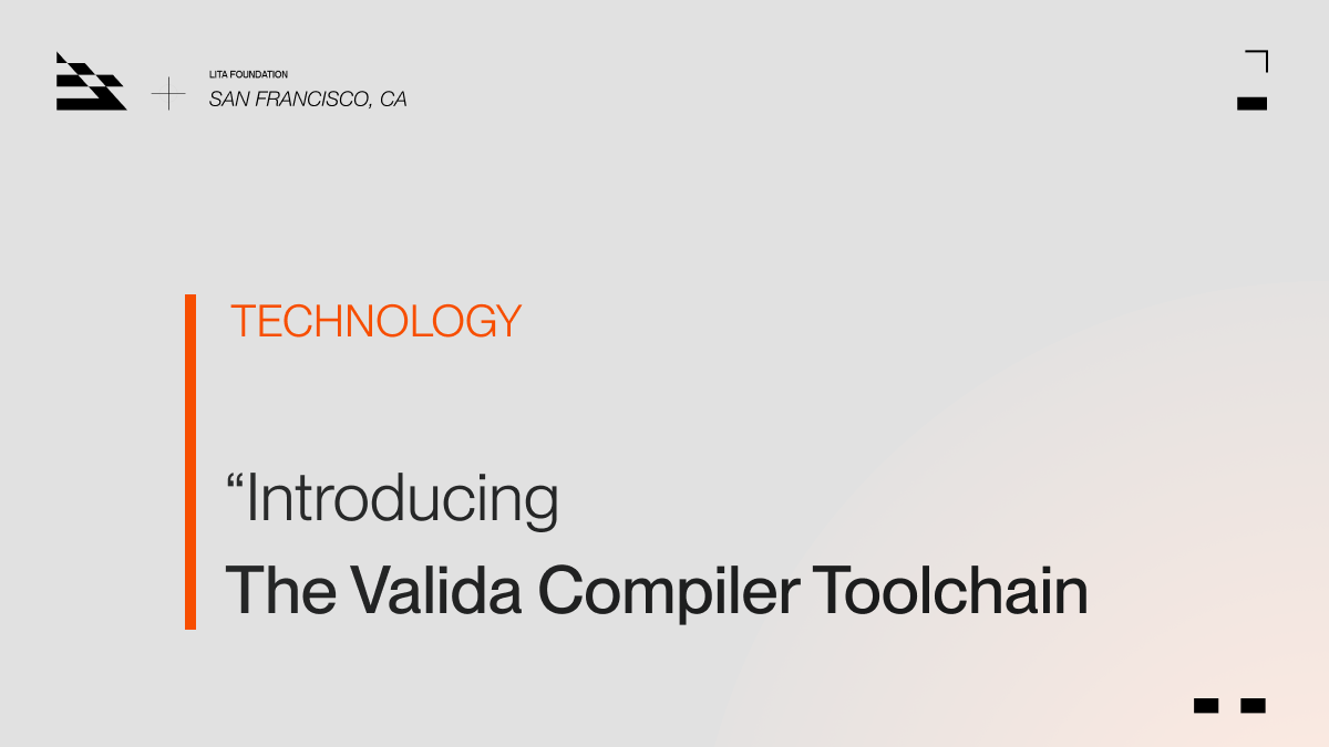 Introducing the Valida Compiler Toolchain